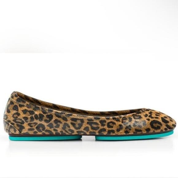 Tieks leopard ballet flats LEOPARD animal print leather women's size 7 EXCELLENT - Picture 2 of 16